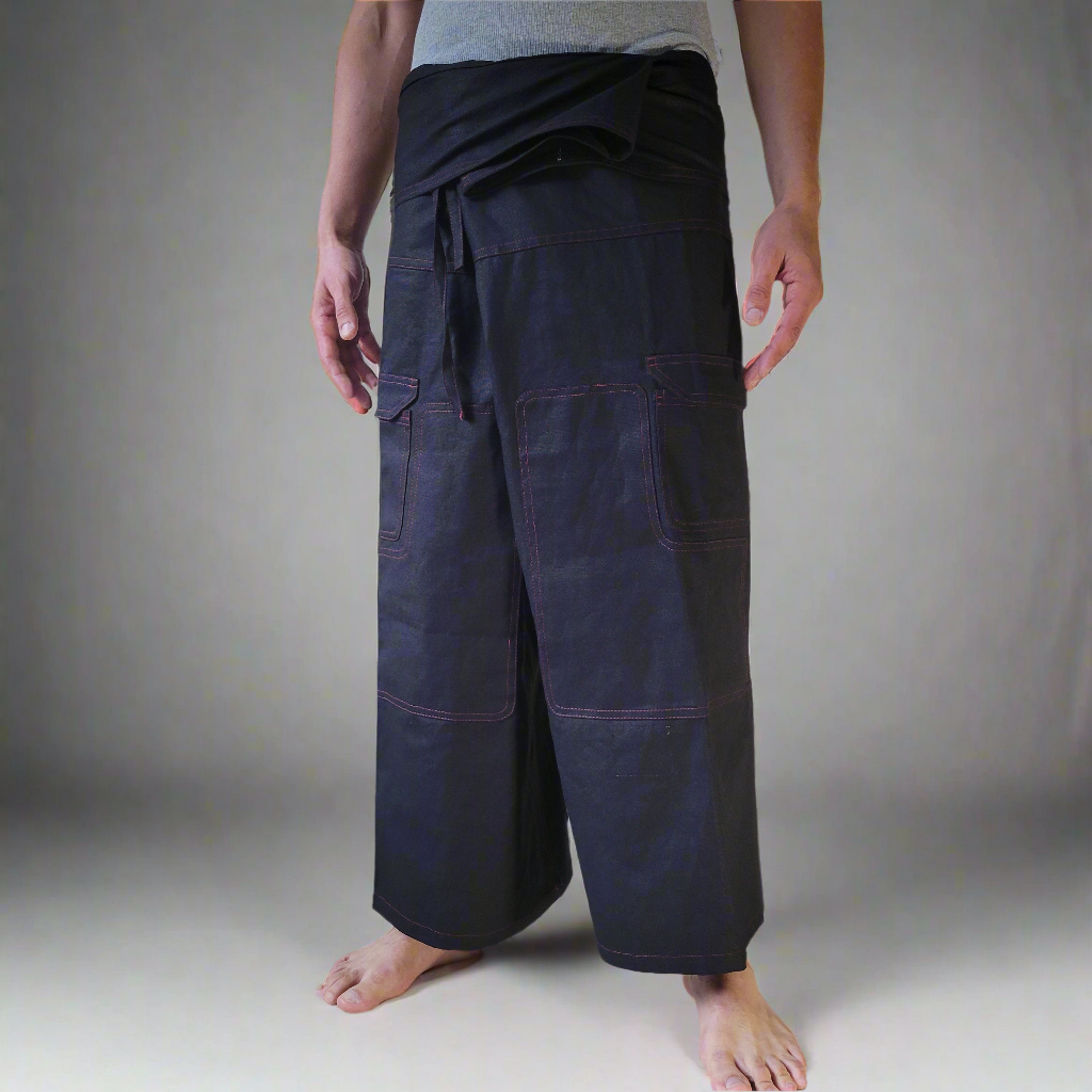 G6 Fisherman Pants - Garnet/Red